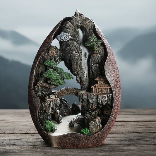 Incensário Cascata Backflow Místico